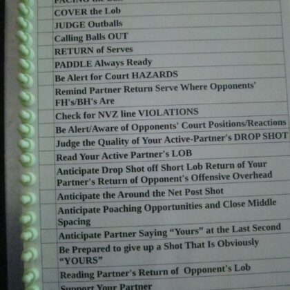 Magnetic Clipboard: Non-Active Partner’s Responsibilities