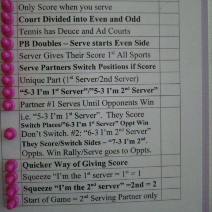 Magnetic Clipboard: Keeping Score