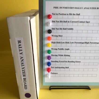 Magnetic Clipboard: Coach’s Rally Analyzer Board